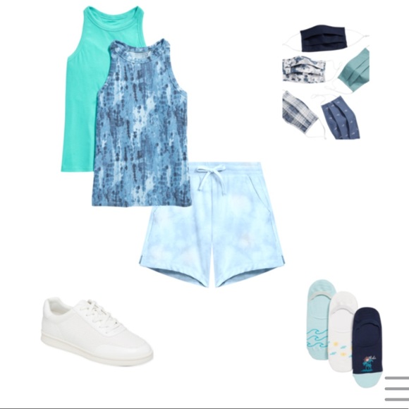 Extra High-Waisted Vintage Tie-Dyed Sweat Shorts - Picture 4 of 13